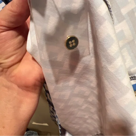 J. McLaughlin Blue and White Midi Dress - Picture 8 of 11